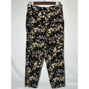 Jessica Simpson Boquet Splash Pull On Pants Size S Elastic Waist Pockets